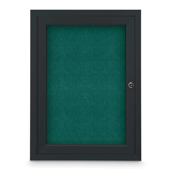 Sliding Door Indoor Enclosed Corkboard, 7